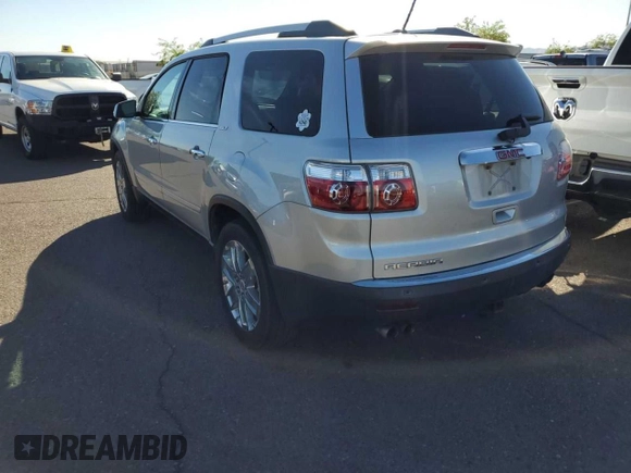2010 GMC Acadia SLT2 with VIN 1GKLRNED7AJ267535, listed as a Copart auction lot 78760884 with 176,782 mi miles and Clean title. Bid and sale history available at DreamBid. Image 3.