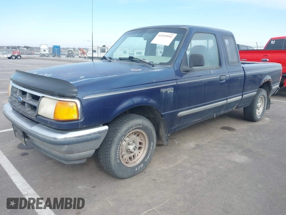 1994 Ford Ranger Splash with VIN 1FTCR14U6RPA45714, listed as a IAAI auction lot 41929992 with 560,285 mi miles. Bid and sale history available at carsss.com. Image 2.
