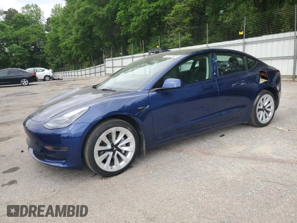 2023 Tesla Model 3 with VIN 5YJ3E1EA5PF695318, listed as a Copart auction lot 53832935 with 28,863 mi miles and Salvage title. Bid and sale history available at DreamBid. Image 1.