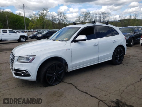 2015 Audi SQ5 Premium Plus with VIN WA1CGAFP7FA081935, listed as a Copart auction lot 51219263 with 107,134 mi miles. Bid and sale history available at carsss.com. Image 1.
