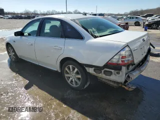 2008 Ford Taurus SEL with VIN 1FAHP24W48G156835, listed as a Copart auction lot 47218695 with 206,047 mi miles and Salvage Title. Bid and sale history available at carsss.com. Image 2.