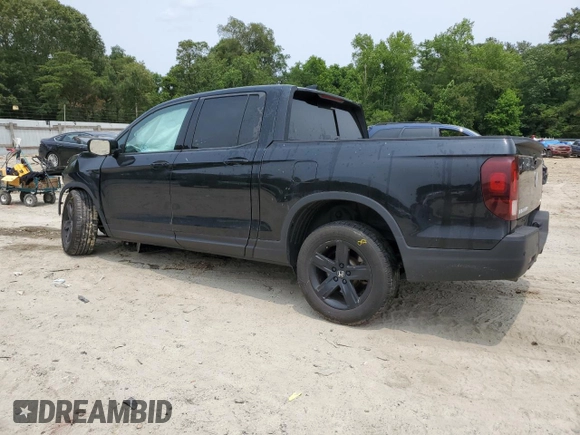 2022 Honda Ridgeline Black Edition with VIN 5FPYK3F87NB008026, listed as a Copart auction lot 59662015 with Not provided miles and Salvage title. Bid and sale history available at DreamBid. Image 2.
