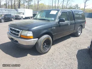 1999 Ford Ranger XL with VIN 1FTYR14V5XPB00021, listed as a IAAI auction lot 42129559 with 181,005 mi miles. Bid and sale history available at carsss.com. Image 2.