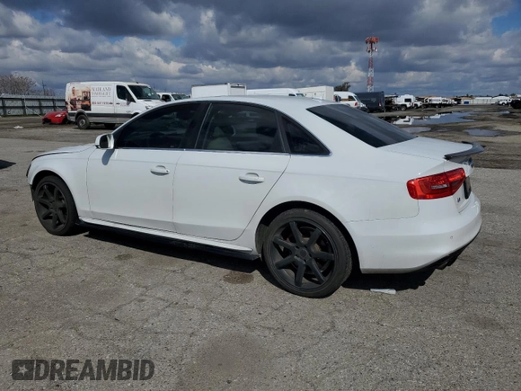 2014 Audi A4 Premium Plus with VIN WAUFFAFL9EN043114, listed as a Copart auction lot 48069195 with 115,398 mi miles and Salvage Title. Bid and sale history available at carsss.com. Image 2.