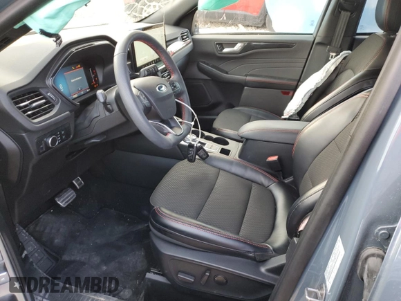 2024 Ford Escape ST-Line with VIN 1FMCU0MN9RUA67124, listed as a Copart auction lot 48119045 with 21,509 mi miles and Salvage Title. Bid and sale history available at DreamBid. Image 7.