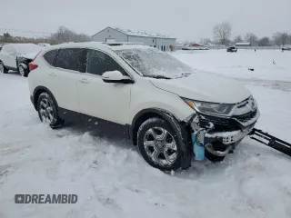 2018 Honda CR-V EX-L with VIN 2HKRW2H87JH626693, listed as a Copart auction lot 46415085 with 54,012 mi miles and Salvage Title. Bid and sale history available at carsss.com. Image 4.