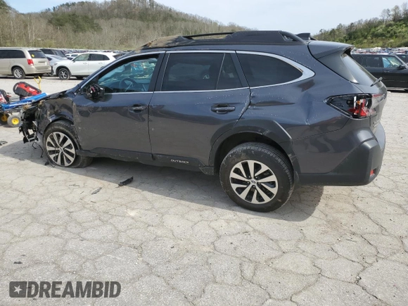 2024 Subaru Outback Premium с VIN 4S4BTADCXR3297604, выставлен на аукционе Copart как лот 53678345 с пробегом 14 714 миль миль и Списание • Salvage title. История ставок и продаж доступна на DreamBid. Изображение 2.