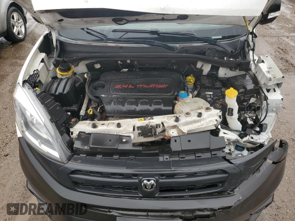 2018 Ram ProMaster City Cargo Tradesman with VIN ZFBERFAB4J6H40878, listed as a Copart auction lot 49410505 with 192,038 mi miles and Salvage Title. Bid and sale history available at carsss.com. Image 12.