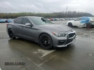 2015 Infiniti Q50 Sport with VIN JN1BV7AR7FM392530, listed as a Copart auction lot 51809235 with 85,141 mi miles and Salvage title. Bid and sale history available at DreamBid. Image 11.
