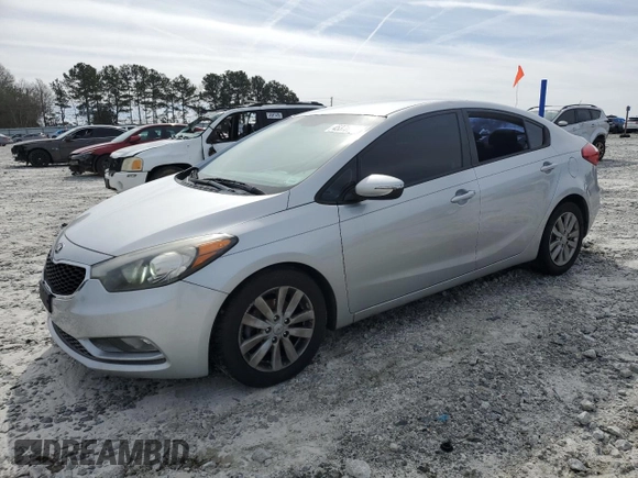 2016 Kia Forte LX with VIN KNAFX4A68G5443393, listed as a Copart auction lot 45372975 with 118,056 mi miles and Salvage Title. Bid and sale history available at carsss.com. Image 1.