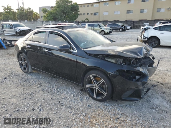 2022 Mercedes-Benz A 220 with VIN W1K3G4EB4NJ328653, listed as a Copart auction lot 51666235 with Not Provided miles and Non Repairable. Bid and sale history available at DreamBid. Image 4.