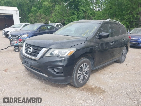 2017 Nissan Pathfinder SV z VIN 5N1DR2MN2HC637647, wystawiony jako IAAI lot #42668153 z przebiegiem 246 190 mil mil oraz . Historia ofert i sprzedaży dostępna na DreamBid. Obrazek 2.