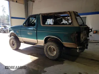 1996 Ford Bronco Custom with VIN 1FMEU15H6TLA69143, listed as a Copart auction lot 84719144 with Not Provided miles and Non Repairable. Bid and sale history available at DreamBid. Image 2.