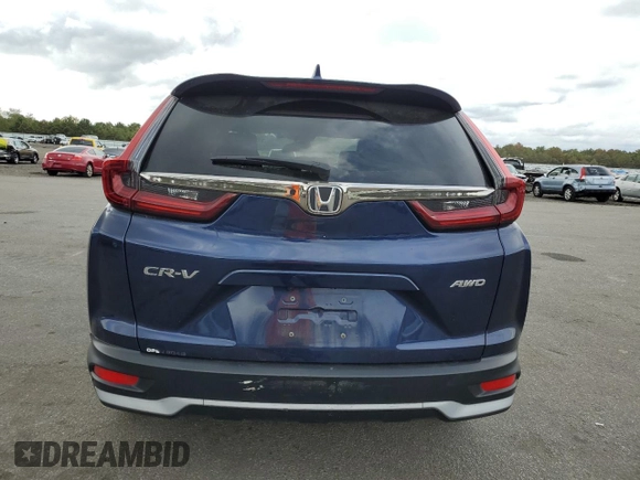 2020 Honda CR-V with VIN NY76943, listed as a Copart auction lot 71717404 with 45,483 mi miles and Salvage title. Bid and sale history available at DreamBid. Image 6.