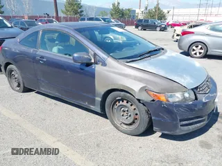 2010 Honda Civic Cpe LX with VIN 2HGFG1B61AH538184, listed as a IAAI auction lot 41670397 with 189,318 mi miles. Bid and sale history available at carsss.com. Image 1.