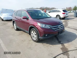 2013 Honda CR-V EX-L with VIN 5J6RM4H72DL013996, listed as a IAAI auction lot 42026076 with 184,587 mi miles. Bid and sale history available at carsss.com. Image 1.