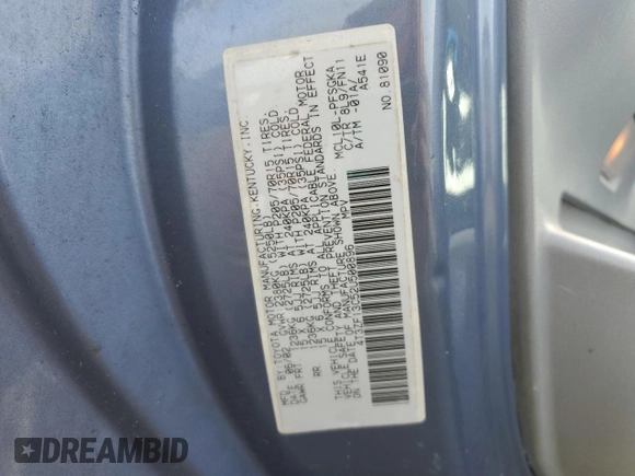 2002 Toyota Sienna LE with VIN 4T3ZF13C52U500896, listed as a Copart auction lot 53471125 with 223,003 mi miles and Salvage Title. Bid and sale history available at carsss.com. Image 13.