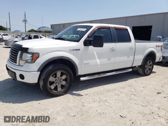 2011 Ford F-150 XLT with VIN 1FTFW1ET3BKD39781, listed as a Copart auction lot 52503105 with 206,686 mi miles and Clean Title. Bid and sale history available at carsss.com. Image 1.