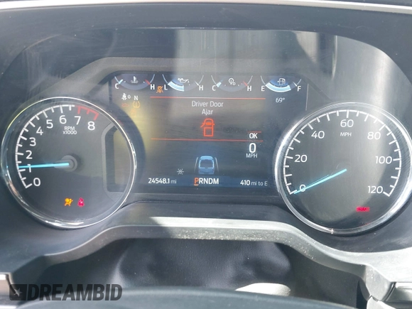 2021 Ford F-150 XL with VIN 1FTFW1E54MFC82133, listed as a IAAI auction lot 42170024 with 24,548 mi miles and . Bid and sale history available at DreamBid. Image 7.