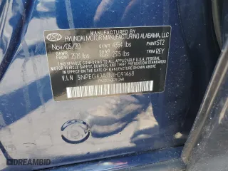 2021 Hyundai Sonata SE with VIN 5NPEG4JA7MH091468, listed as a Copart auction lot 52283885 with 27,103 mi miles and Salvage Title. Bid and sale history available at carsss.com. Image 12.
