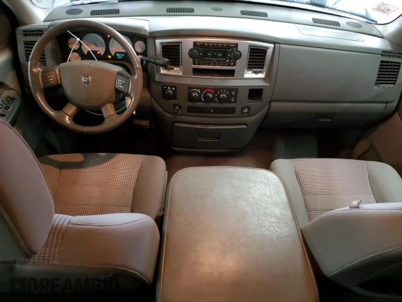 2007 Dodge Ram 2500 SLT with VIN 3D7KS28A67G834491, listed as a Copart auction lot 45046815 with 98,820 mi miles and Salvage Title. Bid and sale history available at carsss.com. Image 8.