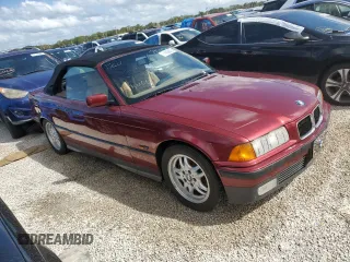 1995 BMW 3 Series 325iC with VIN WBABJ6324SJD43557, listed as a Copart auction lot 74568624 with 0 mi miles and Salvage Title. Bid and sale history available at carsss.com. Image 4.