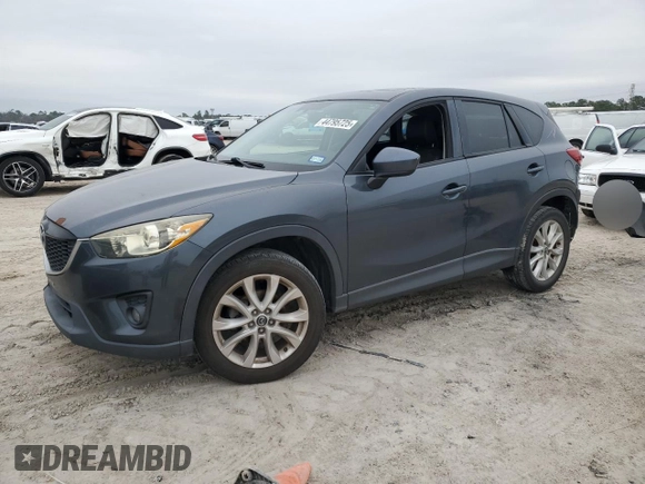 2013 Mazda CX-5 Grand Touring with VIN JM3KE2DE7D0129491, listed as a Copart auction lot 44795725 with 124,487 mi miles and Salvage Title. Bid and sale history available at carsss.com. Image 1.