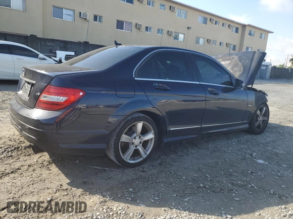 2012 Mercedes-Benz C 250 Sport with VIN WDDGF4HB0CR216656, listed as a Copart auction lot 86068134 with Not provided miles and Salvage title. Bid and sale history available at DreamBid. Image 3.