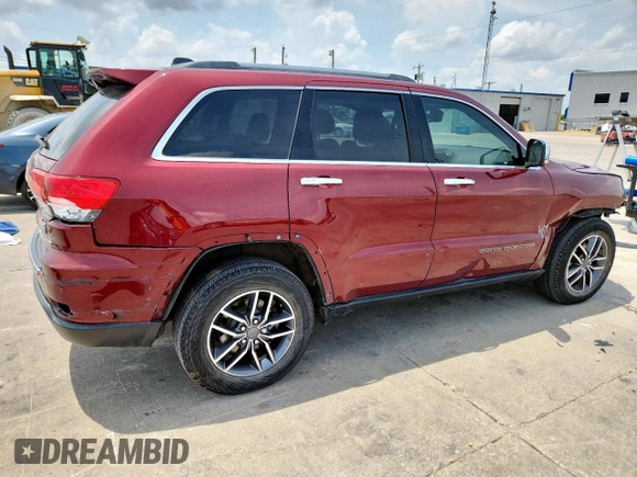 2019 Jeep Grand Cherokee Limited with VIN 1C4RJEBG0KC604225, listed as a Copart auction lot 64566725 with 88,702 mi miles and Salvage title. Bid and sale history available at DreamBid. Image 3.