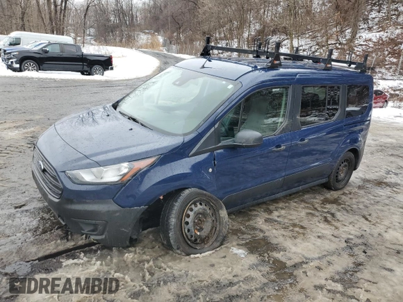 2022 Ford Transit Connect XL with VIN NM0GS9E20N1535447, listed as a Copart auction lot 43722855 with 70,177 mi miles and Salvage title. Bid and sale history available at DreamBid. Image 1.