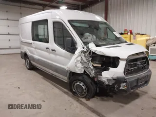 2019 Ford Transit with VIN 1FTYE2CM8KKB86859, listed as a IAAI auction lot 41343162 with 74,855 mi miles. Bid and sale history available at carsss.com. Image 1.