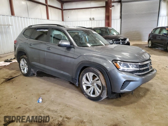 2021 Volkswagen Atlas SE with VIN 1V2HR2CA3MC552023, listed as a Copart auction lot 51486575 with 88,839 mi miles and Salvage title. Bid and sale history available at DreamBid. Image 4.