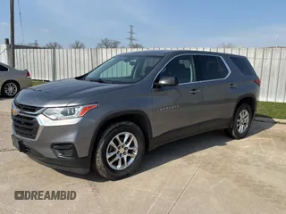 2018 Chevrolet Traverse LS with VIN 1GNERFKW6JJ139973, listed as a Copart auction lot 54496755 with 320,141 mi miles and Clean Title. Bid and sale history available at carsss.com. Image 2.