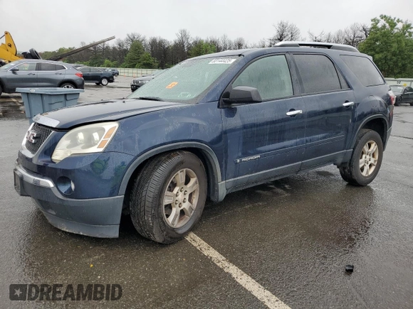 2008 GMC Acadia SLE1 z VIN 1GKEV13798J259036, wystawiony jako Copart lot #60144425 z przebiegiem 133 370 mil mil oraz Szkoda całkowita • Salvage title. Historia ofert i sprzedaży dostępna na DreamBid. Obrazek 1.