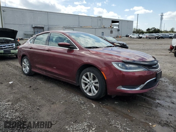 2016 Chrysler 200 Limited with VIN 1C3CCCAB1GN116122, listed as a Copart auction lot 53205985 with 106,630 mi miles and Salvage Title. Bid and sale history available at DreamBid. Image 4.