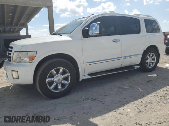2007 Infiniti QX56 z VIN 5N3AA08C17N802573, wystawiony jako Copart lot #47557175 z przebiegiem 263 078 mil mil oraz Szkoda całkowita • Salvage title. Historia ofert i sprzedaży dostępna na DreamBid. Obrazek 1.