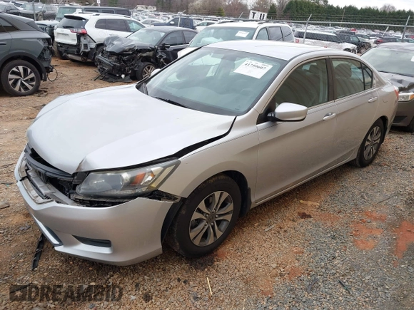 2014 Honda Accord LX with VIN 1HGCR2F33EA258614, listed as a IAAI auction lot 41759607 with 88,347 mi miles and . Bid and sale history available at carsss.com. Image 17.