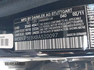 2011 Mercedes-Benz C C 300 Sport with VIN WDDGF5EBXBA520097, listed as a IAAI auction lot 42099592 with 115,849 mi miles. Bid and sale history available at carsss.com. Image 9.