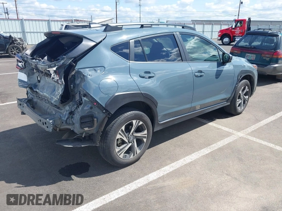 2024 Subaru Crosstrek Premium with VIN JF2GUADC6R8306021, listed as a IAAI auction lot 42078539 with 28,497 mi miles and . Bid and sale history available at DreamBid. Image 4.