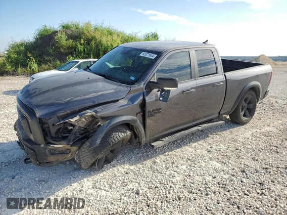 2019 Ram 1500 Classic Warlock with VIN 1C6RR6GT6KS616705, listed as a Copart auction lot 62071644 with 132,106 mi miles and Salvage Title. Bid and sale history available at carsss.com. Image 1.