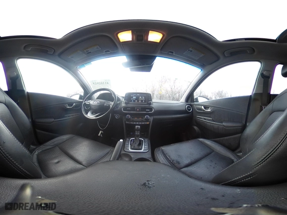 2021 Hyundai Kona Limited with VIN KM8K3CA54MU730192, listed as a IAAI auction lot 41102025 with 77,885 mi miles. Bid and sale history available at carsss.com. Image 21.