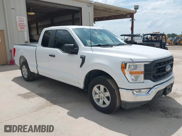 2021 Ford F-150 XL with VIN 1FTEX1CB1MKF06872, listed as a IAAI auction lot 42643497 with 50,720 mi miles and . Bid and sale history available at DreamBid. Image 1.