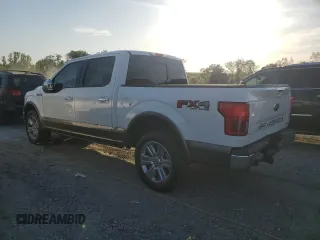 2018 Ford F-150 XL with VIN 1FTEW1EG5JFB38812, listed as a Copart auction lot 52882615 with 137,106 mi miles and Salvage Title. Bid and sale history available at carsss.com. Image 2.