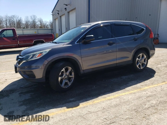 2016 Honda CR-V LX with VIN 5J6RM4H34GL126852, listed as a Copart auction lot 49156005 with 57,352 mi miles and Salvage Title. Bid and sale history available at carsss.com. Image 1.