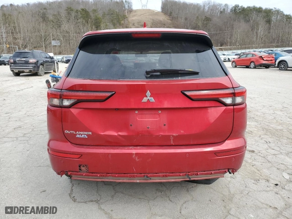 2022 Mitsubishi Outlander ES with VIN JA4J3TA88NZ023475, listed as a Copart auction lot 46298435 with 0 mi miles and Salvage Title. Bid and sale history available at carsss.com. Image 6.