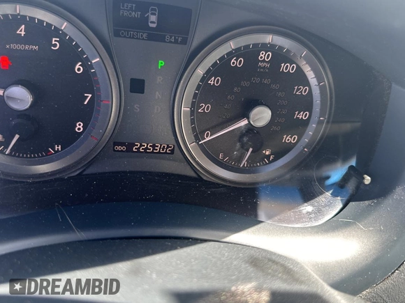 2007 Lexus ES 330 with VIN JTHBJ46G872128159, listed as a Copart auction lot 78905184 with 225,302 mi miles and Clean Title. Bid and sale history available at DreamBid. Image 8.