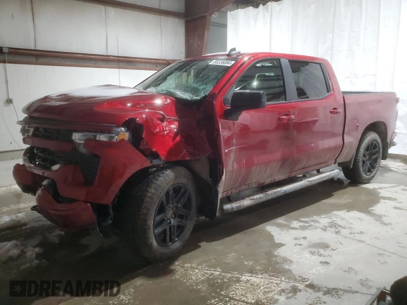 2024 Chevrolet Silverado 1500 RST with VIN 1GCUDEED9RZ402106, listed as a Copart auction lot 85338084 with 0 mi miles and Salvage Title. Bid and sale history available at carsss.com. Image 1.