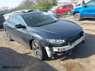 2018 Honda Civic Sedan EX-L with VIN JHMFC1F70JX007839, listed as a IAAI auction lot 41893266 with 136,465 mi miles. Bid and sale history available at carsss.com. Image 1.