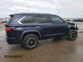 2023 Toyota Sequoia SR5 with VIN 7SVAAABA8PX003121, listed as a Copart auction lot 87383094 with 35,467 mi miles and Salvage Title. Bid and sale history available at carsss.com. Image 3.