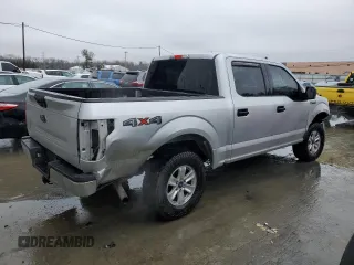 2019 Ford F-150 XL with VIN 1FTEW1EB6KFC11286, listed as a Copart auction lot 44954825 with 105,779 mi miles and Salvage Title. Bid and sale history available at carsss.com. Image 3.